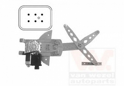 VAN WEZEL 3745261 -  Подъемное устройство для окон